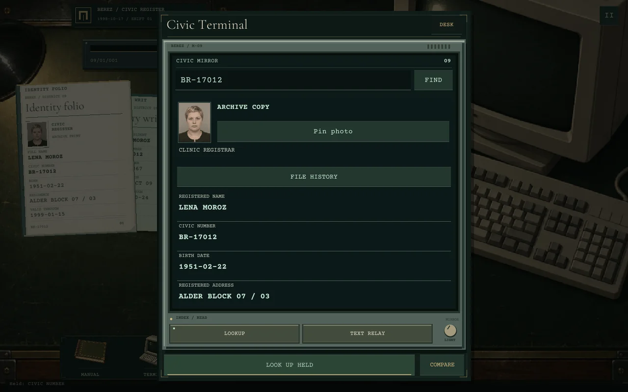 The Still Register gameplay screenshot 1